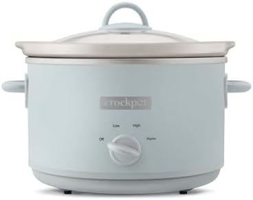 4.5 Quart Manual Slow Cooker – Macaroon Blue - Curated Catalog K4
