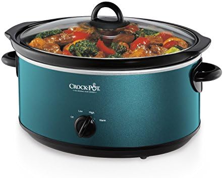 7 Quart Manual Slow Cooker – Turquoise - Curated Catalog E5