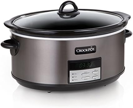8 Quart Programmable Slow Cooker with Auto Warm - Curated Catalog H0