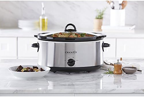 7 Quart Oval Manual Slow Cooker – Stainless Steel - Curated Catalog G9
