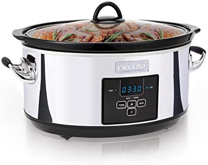 7 Quart Programmable Slow Cooker – Polished Platinum - Curated Catalog F6