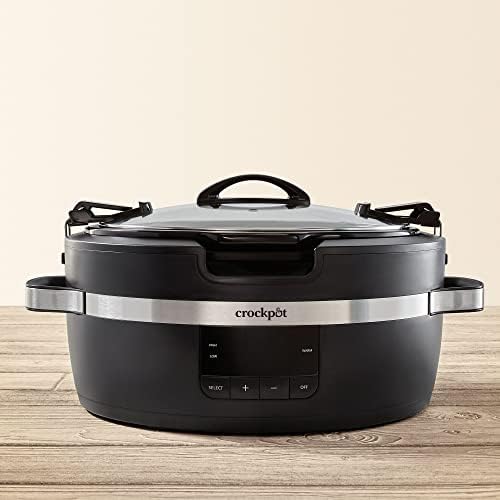 Thermoshield 6 Quart Slow Cooker with Carry Handles - Curated Catalog K3