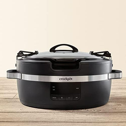 Thermoshield 6 Quart Slow Cooker with Carry Handles - Curated Catalog K3