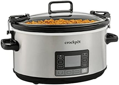 7 Quart Portable Programmable Slow Cooker with Timer - Curated Catalog D4