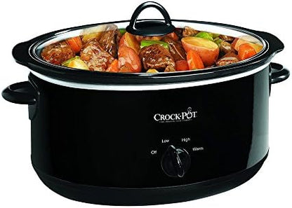 8 Quart Manual Slow Cooker – Black - Curated Catalog E2
