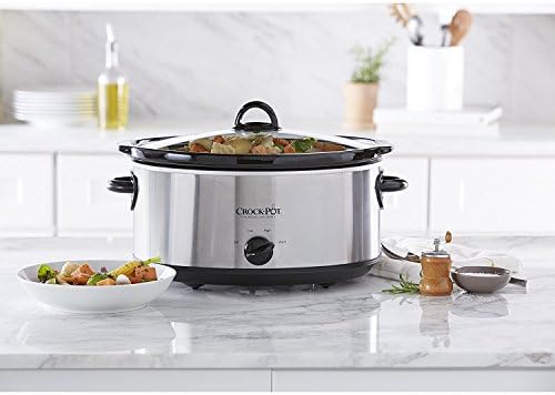7 Quart Oval Manual Slow Cooker – Stainless Steel - Curated Catalog G9