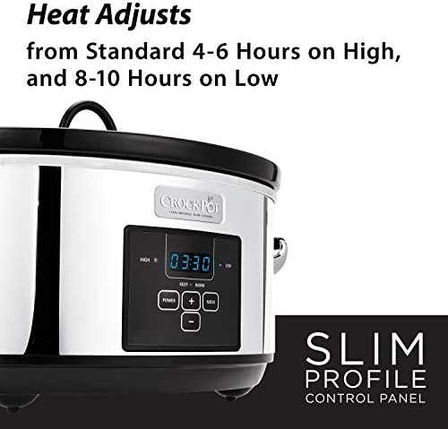 7 Quart Programmable Slow Cooker – Polished Platinum - Curated Catalog F6