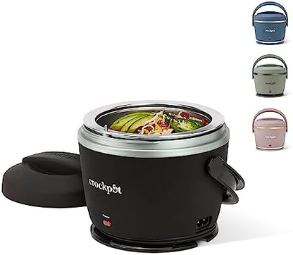 Electric Lunch Box Food Warmer 20oz – Black - Curated Catalog L6