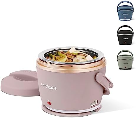Electric Lunch Box Food Warmer 20oz – Blush Pink - Curated Catalog H8