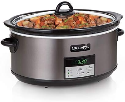 8 Quart Programmable Slow Cooker with Auto Warm - Curated Catalog H0