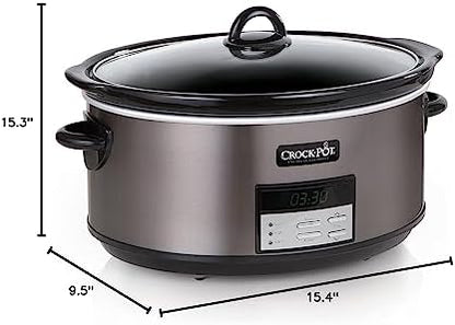 8 Quart Programmable Slow Cooker with Auto Warm - Curated Catalog H0