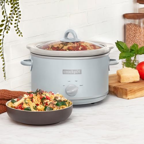 4.5 Quart Manual Slow Cooker – Macaroon Blue - Curated Catalog K4