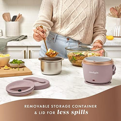 Electric Lunch Box Food Warmer 20oz – Blush Pink - Curated Catalog H8