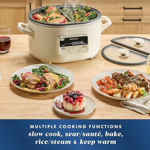 MultiMeal Multicooker with Programmable Slow Cooker - Curated Catalog U4