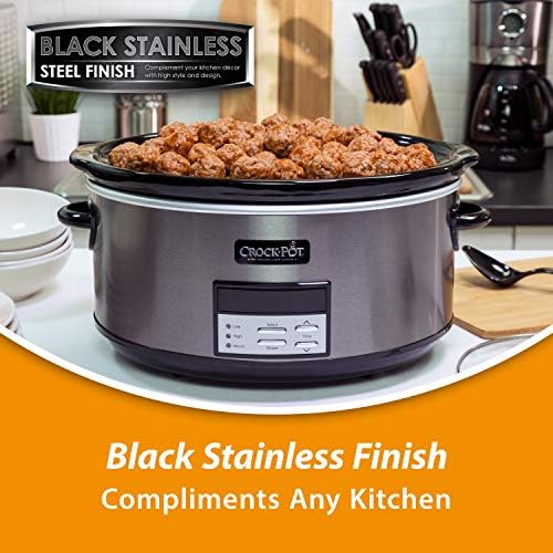 8 Quart Programmable Slow Cooker with Auto Warm - Curated Catalog C3