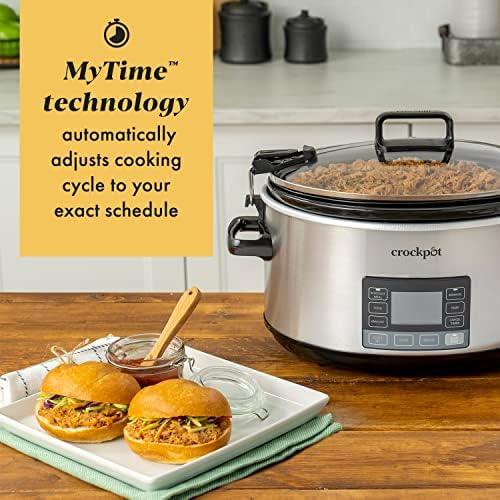 7 Quart Portable Programmable Slow Cooker with Timer - Curated Catalog D4