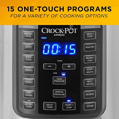 Express Crisp 8 Quart 10-in-1 Pressure Cooker - Curated Catalog J7