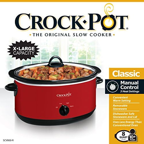 Express Crock 8 Quart Programmable Slow Cooker - Curated Catalog L7