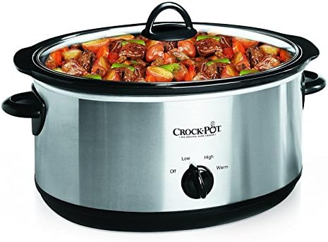 7 Quart Oval Manual Slow Cooker – Stainless Steel - Curated Catalog G9
