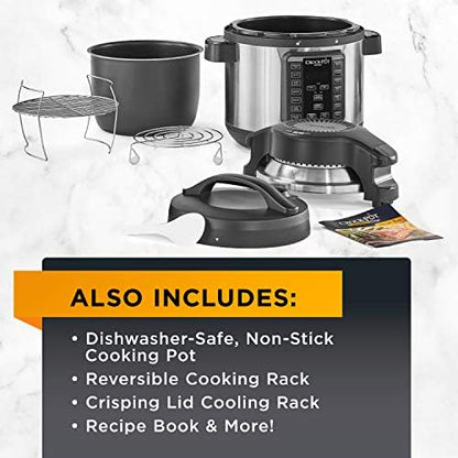 Express Crisp 8 Quart 10-in-1 Pressure Cooker - Curated Catalog J7
