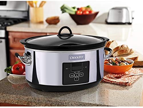 7 Quart Programmable Slow Cooker – Polished Platinum - Curated Catalog F6
