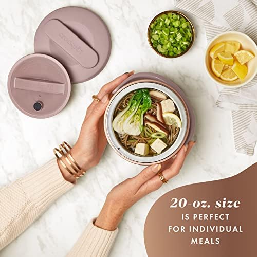 Electric Lunch Box Food Warmer 20oz – Blush Pink - Curated Catalog I4