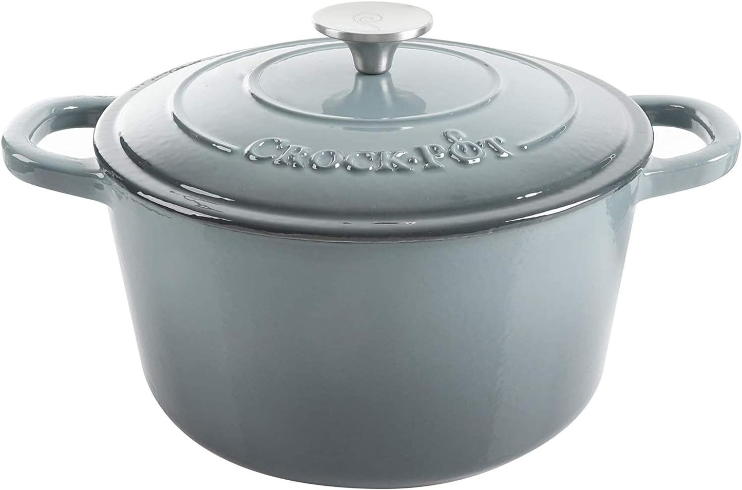 3 Quart Enameled Cast Iron Dutch Oven – Aqua - Curated Catalog V8