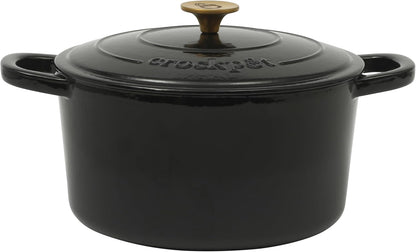 3 Quart Enameled Cast Iron Dutch Oven – Aqua - Curated Catalog M5