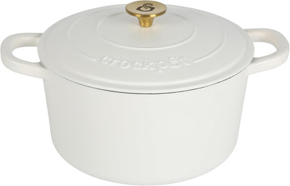 3 Quart Enameled Cast Iron Dutch Oven – Aqua - Curated Catalog M5