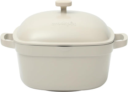 3 Quart Enameled Cast Iron Dutch Oven – Aqua - Curated Catalog M5